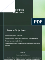 Descriptive Adjectives