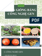 Chọn Giống Bằng Công Nghệ Gen