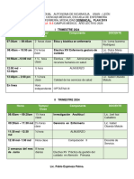 Horario 5todom I Semestre 2024