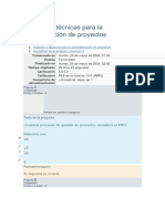 Métodos y Técnicas para La Administración de Proyectos Semana 3 Examen