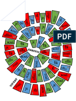 Plateau de Jeu Conjugaison Colore