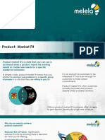 Product Market Fit - MLSL