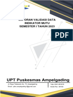 5.1.3. (A) LAPORAN VALIDASI DATA INDIKATOR MUTU TH 2023