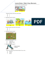 Soal Bahasa Indonesia Kelas 1 Bab 2 Ayo Bermain