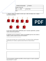 Atividade de Recuperção Matemática 5 Ano 4º Bimestre I