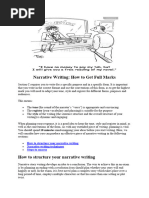 Narrative Writing Structure Guide | PDF
