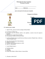 Examen Primera Comunción 2024