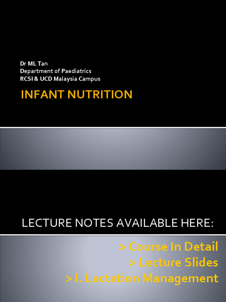 Essential Guide to Infant Nutrition | PDF | Breast Milk | Breastfeeding