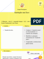 Anotação em Foco: Língua Portuguesa