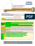 4°grado Educacion Religiosa: Nuestro Propósito Es