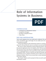 Chapter 2 - Role of Information Systems in Business (1 - 6) - Information Systems