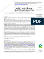 Monetary Policy and Islamic Banks A Critical Literature Review