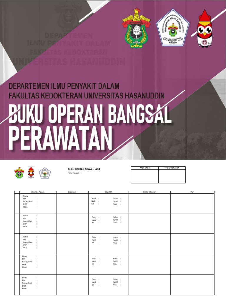 Buku Operan Jaga Perawat PPDS | PDF