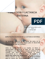 PSICOLOGIA Y LACTANCIA MATERNA