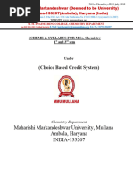 MSc Chemistry 1st &  3rd sem