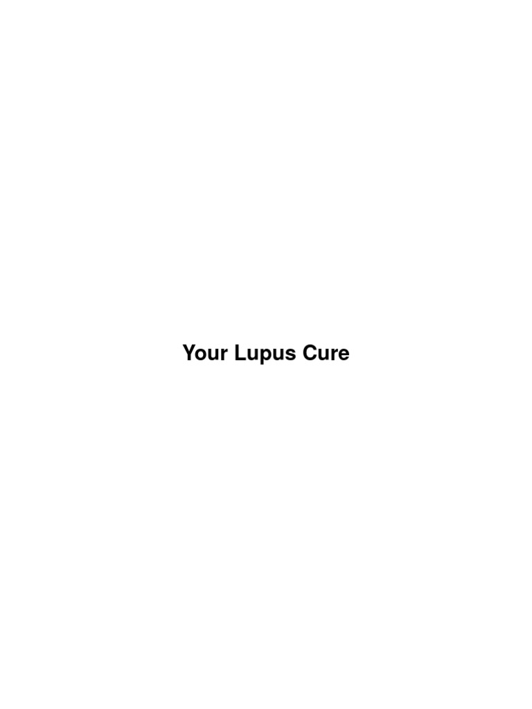 Lupus Treatment Infusions