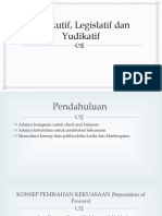 Trias Politica Eksekutif, Legislatif Dan Yudikatif