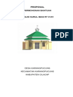 Proposal Masjid Nurul Iman RT 01 RW 01