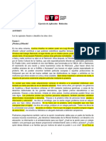 Redacción de Un Texto Argumentativo