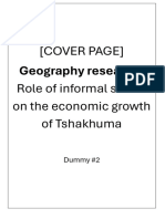 Geography Research (Dummy #2)
