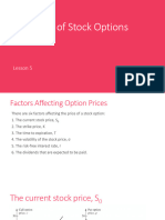 Chapter 5 (Properties of Stock Options) - Lecture File