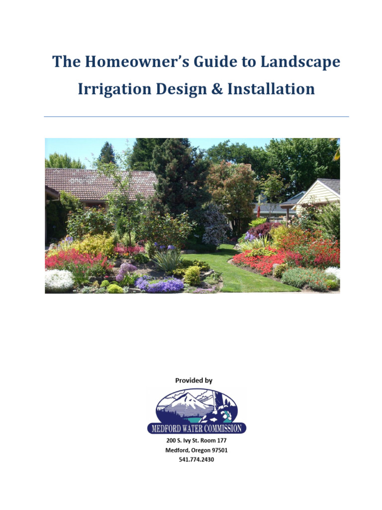 HOMEOWNER S GUIDE TO IRRIGATION SYSTEMS visual data 2