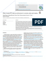 Effect of Waste PET Strips As Reinforcement in Concrete Under Cyclic Loading - Compressed