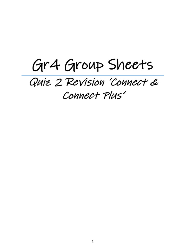 Connect & Connect Plus Quiz 2 Revision | PDF | Ancient Egypt