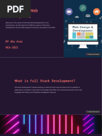 Full Stack Web Development