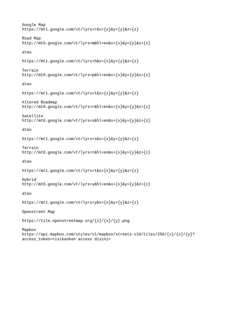 Open map xyz qgis pdf