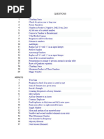 TCS NQT - Coding Sheet by Arsh