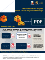 Eleazar E. Ricote The Philippine PPP Program Framework Pipeline Lessons Prospects and Challenges