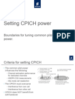 Setting CPICH Power