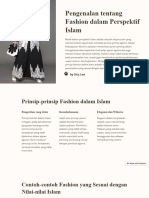 Fashion Dalam Perspektif Islam