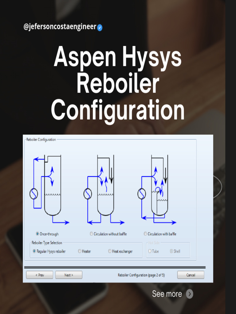 Aspen hysys reboiler configuration pdf