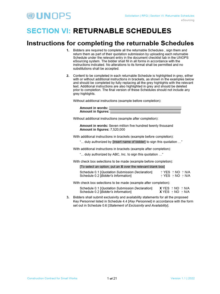 Returnable Schedules Submission Guide | PDF | Insurance | Professional ...