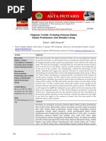 Tinjauan Yuridis Terhadap Putusan Hakim Dalam Pembatalan Akta Risalah Lelang