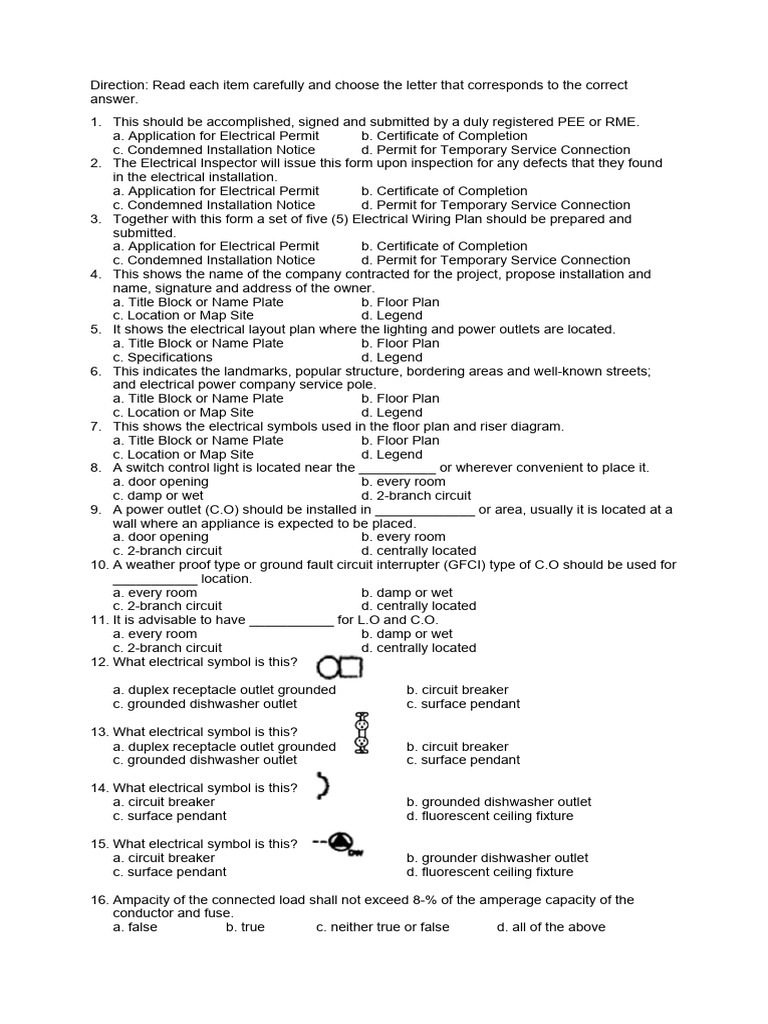 EIM Exam Questions and Answers | PDF | Electricity | Electrical Engineering