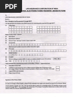 LIC Maturity Claim Form 3825 | PDF | Payments | Personal Finance