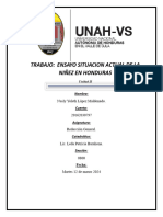 Ensayo Situacion de La Niñez en Honduras