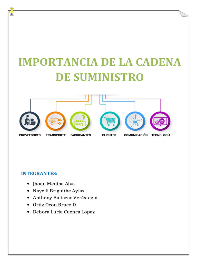 Claves de la Cadena de Suministro | PDF | Cadena de suministro ...