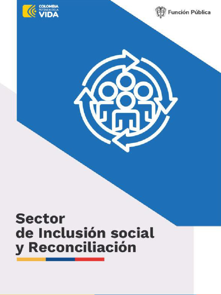 23 Sector Inclusion Social y Reconciliacion PDF Colombia