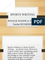 Sports Writing DPC