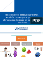 Relación Entre Estatus Nutricional, Insatisfacción Corporal y