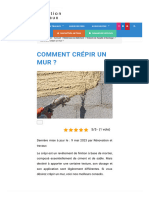 Conseils Pour Crépir Un Mur