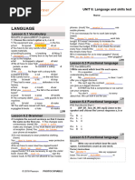 BP B1 Tests Unit6