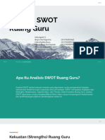 Analisis SWOT Ruang Guru