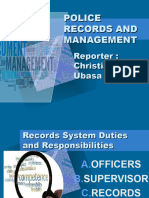 Records System Duties and Responsibilities