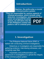 The Police and The Role of Criminal Procedure in The Philippines