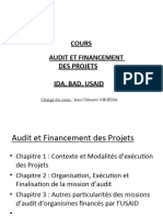 Audit Et Financement Des Projets